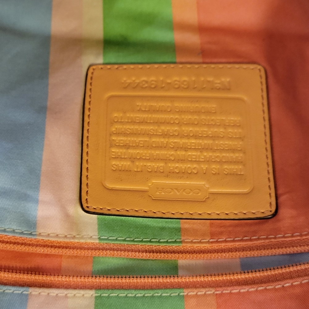 Coach Limited Edition Hamptons Editorial Weekend Straw Dragonfly Flower Tote 213 - Picture 14 of 16